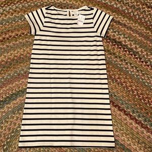 Black and white striped size 12 dress